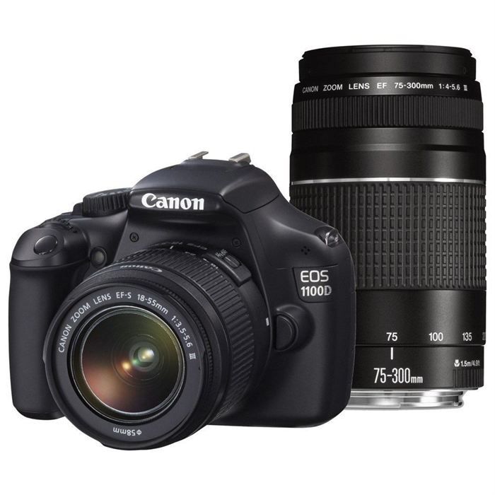 CANON 1100D + 18-55 + 75-300